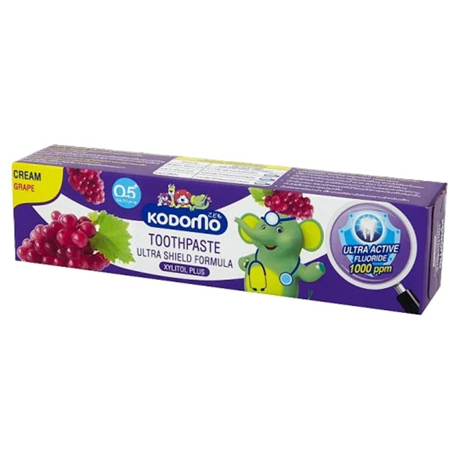 Kodomo Ultra Shield Cream Grape Flavor Toothpaste 40g