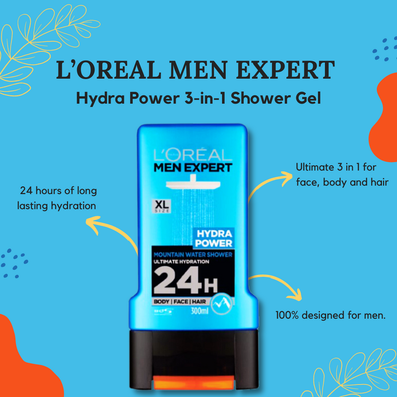 Men expert hydra power shower gel review