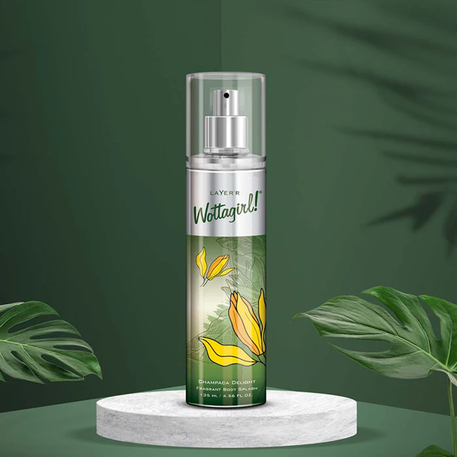 Layer’r Wottagirl Champaca Delight Fragrant Body Splash 135 ml – floral perfume for women
