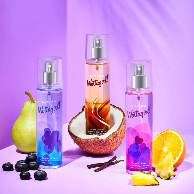 Layer'r Wottagirl! Vanilla Twist Body Spray For Her 135ml