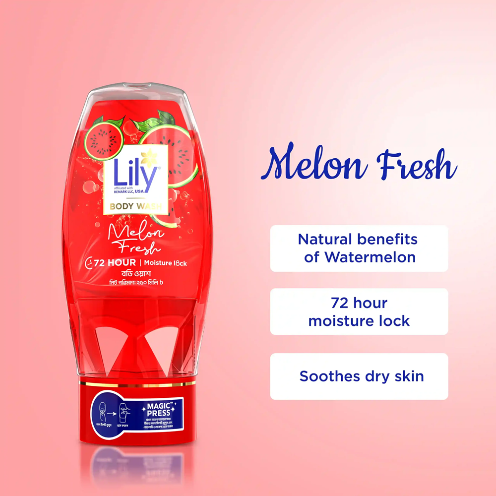 Lily Melon Fresh Body Wash 250ml