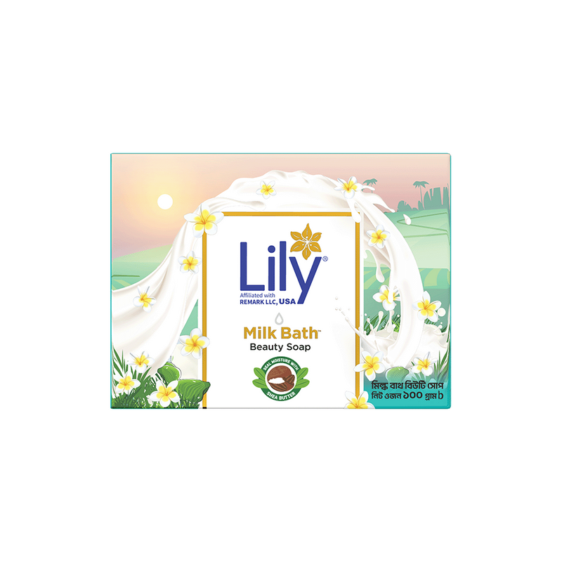 Lily Milk Bath Beauty Soap 100g