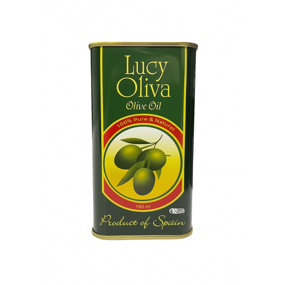 Lucy Oliva Olive Oil 150ml tin – 100% Pure & Natural, Product of Spain