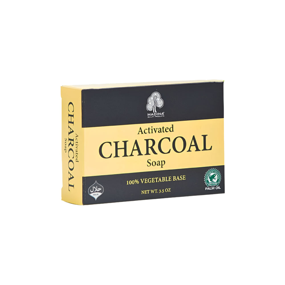 Madina Activated Charcoal  Soap 3.5oz USA