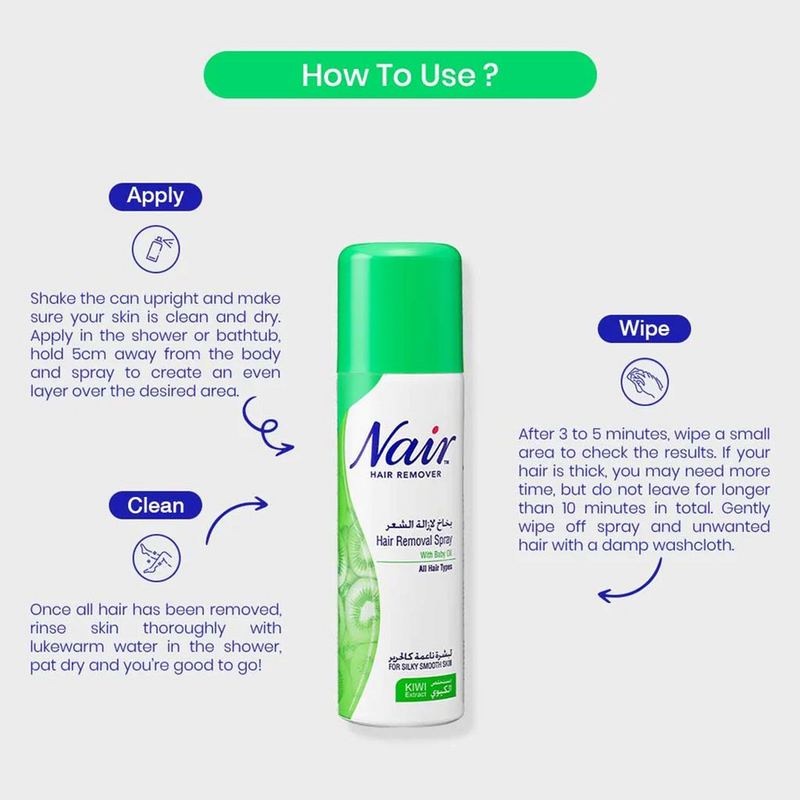 Kiwi Extract Hair Remover Spray