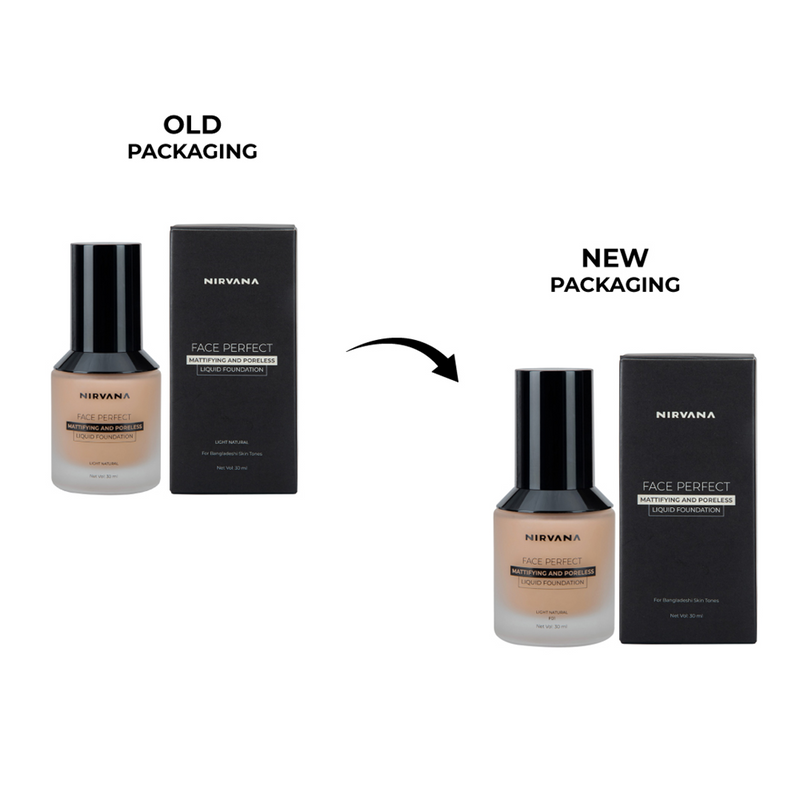 Nirvana Color Face Perfect Liquid Foundation 