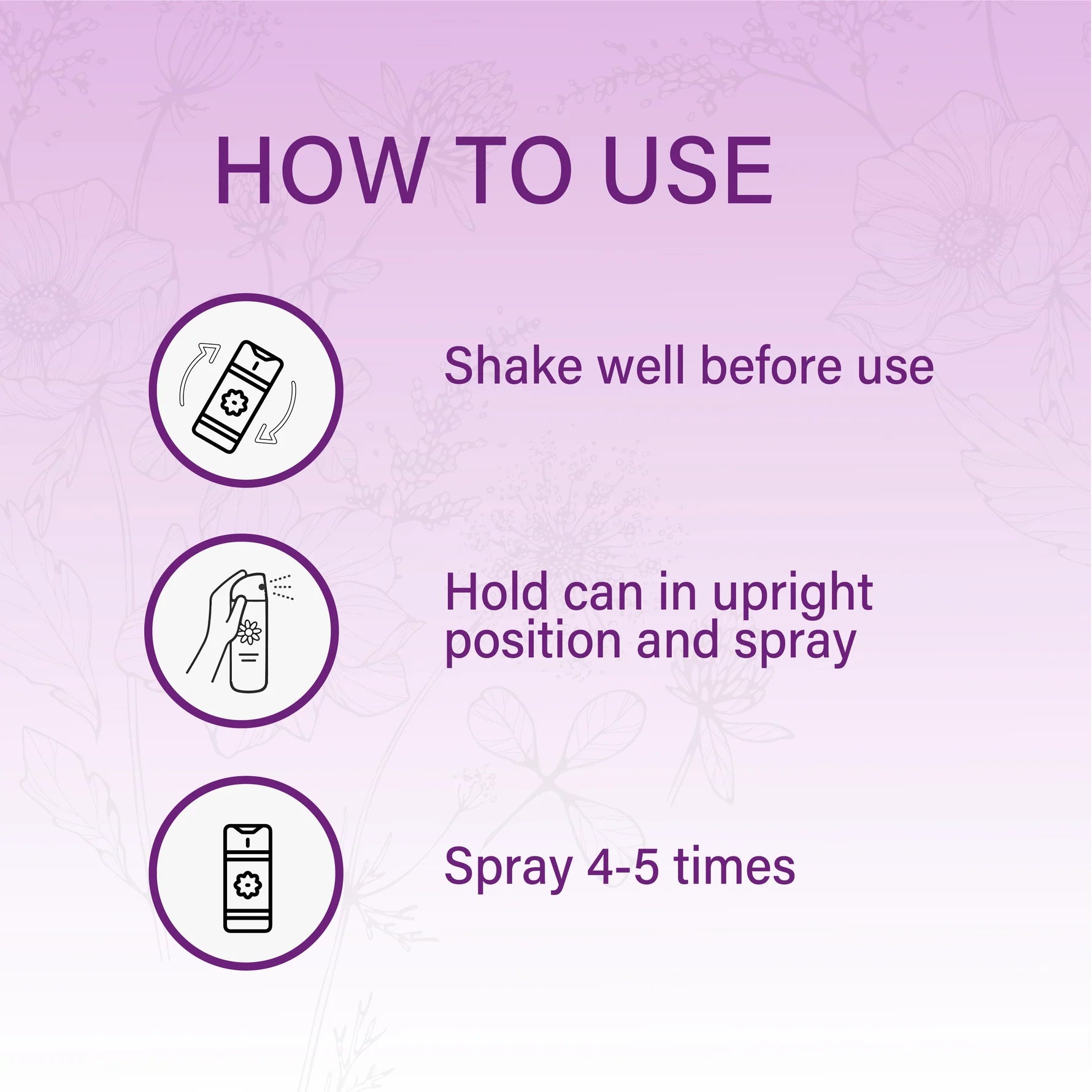 Refreshing oriental fragrance spray for home
