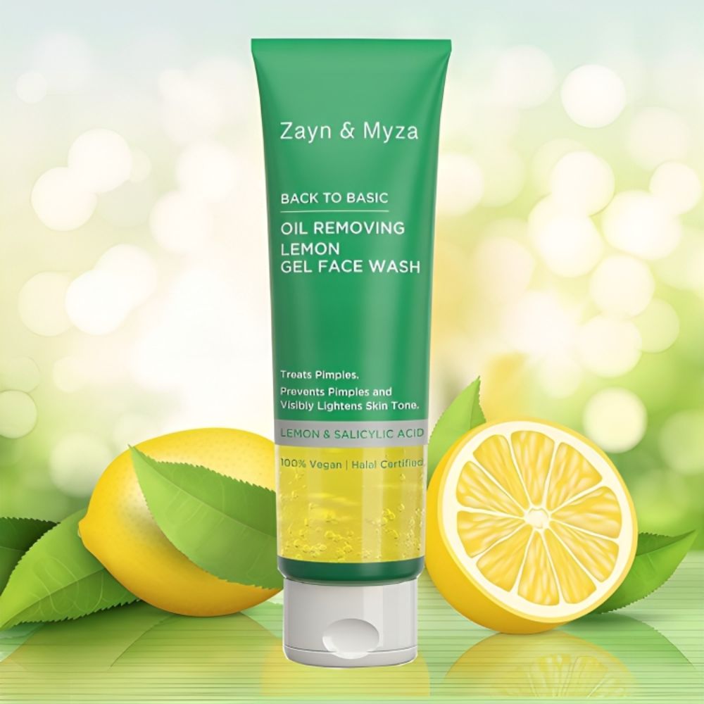 Zayn & Myza oil control face wash with lemon extract