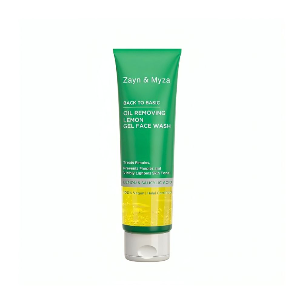 Zayn & Myza Oil Removing Lemon Gel Face Wash at Magpiely
