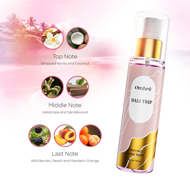 Ombré Body Mist Perfume Bali Trip 120ml