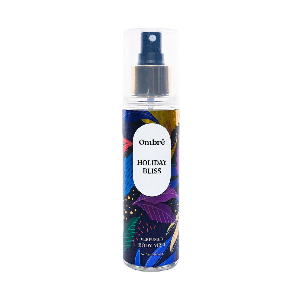 Ombré Holiday Bliss Perfumed Body Mist Bottle – 120ml Fruity Floral Fragrance for Women

