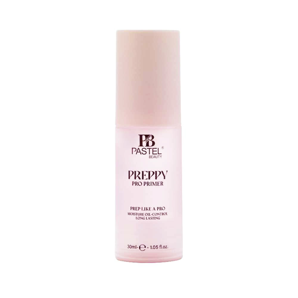 Pastel Beauty Preppy Pro Primer – pink bottle makeup base for oil control and long-lasting wear 30ml

