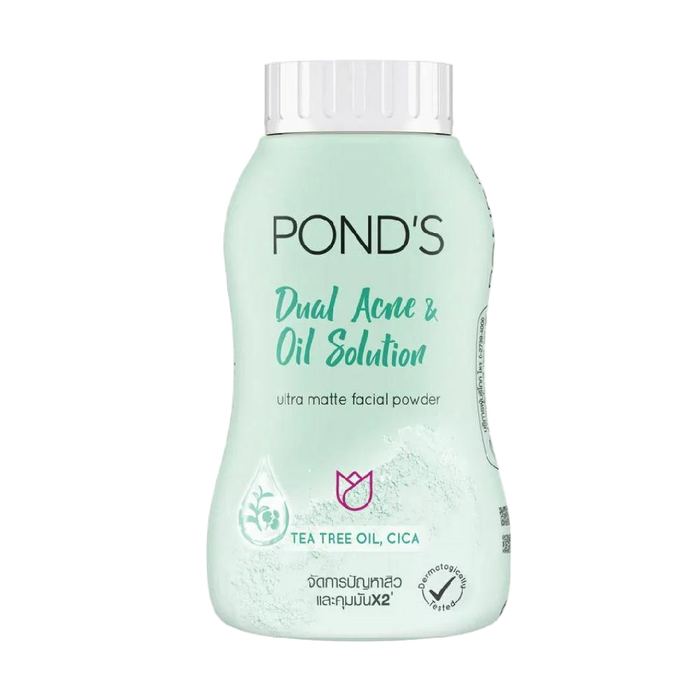 Pond’s Dual Acne & Oil Solution Ultra Matte Facial Powder with Tea Tree Oil and Cica for acne and oil control