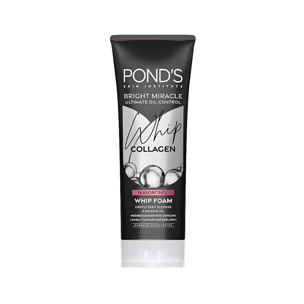 Pond’s Bright Miracle Ultimate Oil Control Whip Foam – Collagen & Niasorcinol Deep Cleanser in Black Tube


