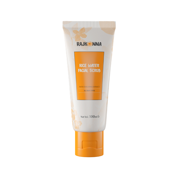 Rajkonna Rice Water Facial Scrub With Tangerine Extract 100ml