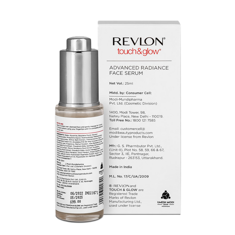 Revlon Touch & Glow Advanced Radiance Face Serum 25ml