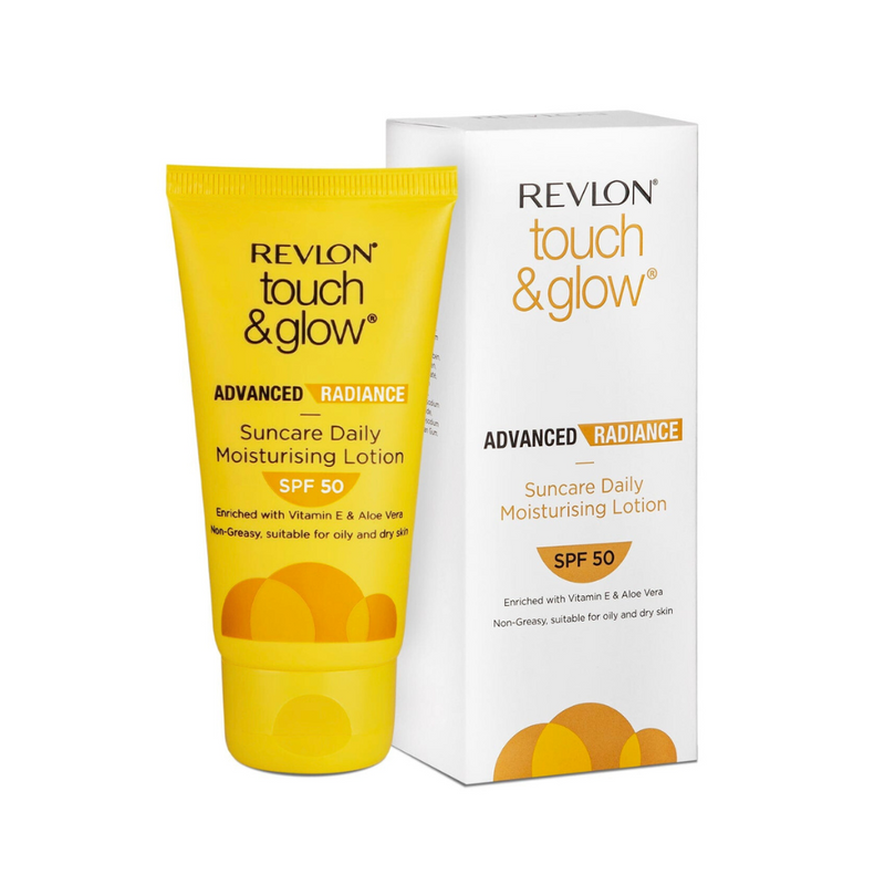 Revlon Touch & Glow Advanced Radiance Sun Care Daily Moisturizing Lotion SPF 50 