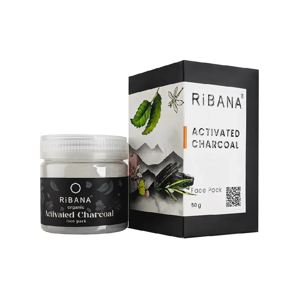 Ribana Activated Charcoal Face Pack 50g