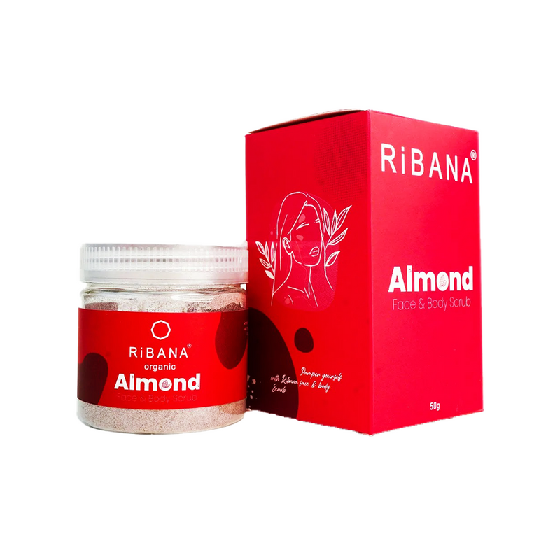 Ribana Almond Face & Body Scrub 50g