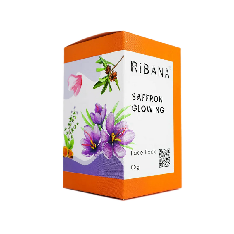 Ribana Saffron Glowing Face Pack 50g