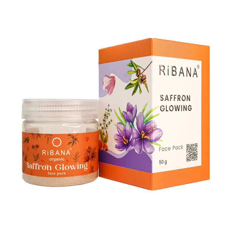 Ribana Saffron Glowing Face Pack 50g