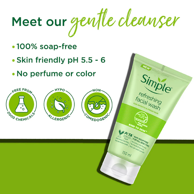 Simple Refreshing Face Wash 150ml BD