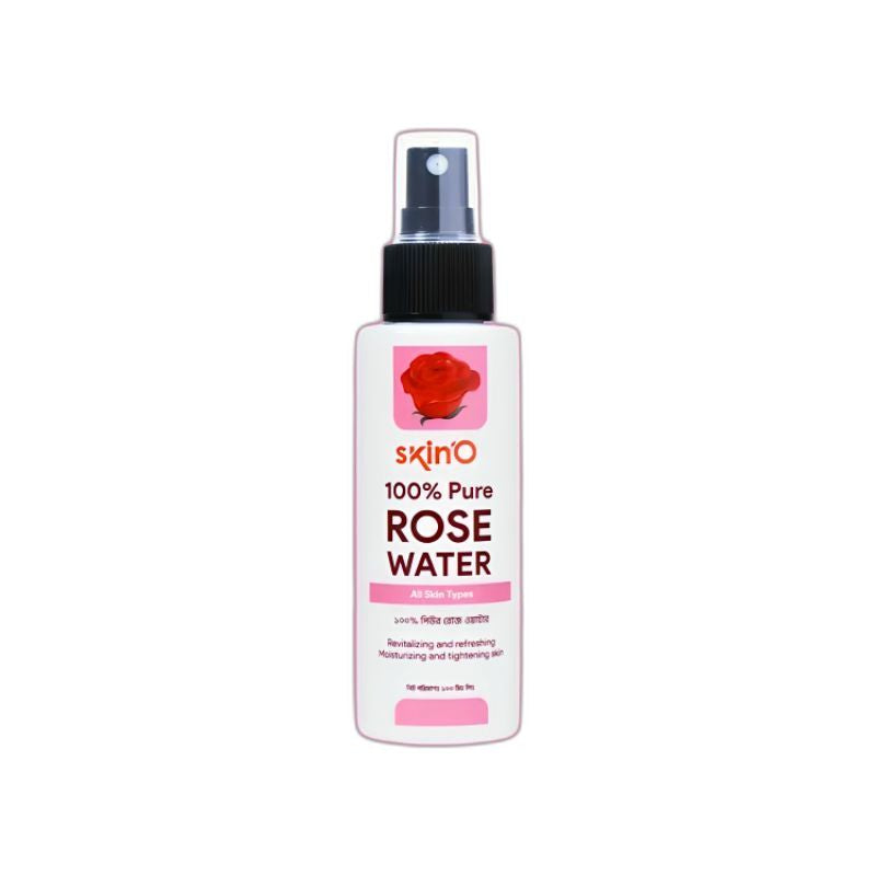 Skino 100% Pure Rose Water All Skin Type From Bangladesh Authentic 