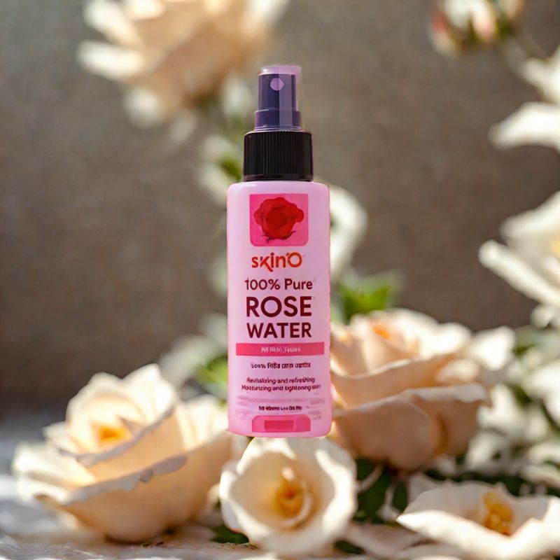 Skino 100% Pure Rose Water, All Skin Types, from Bangladesh, Authentic 