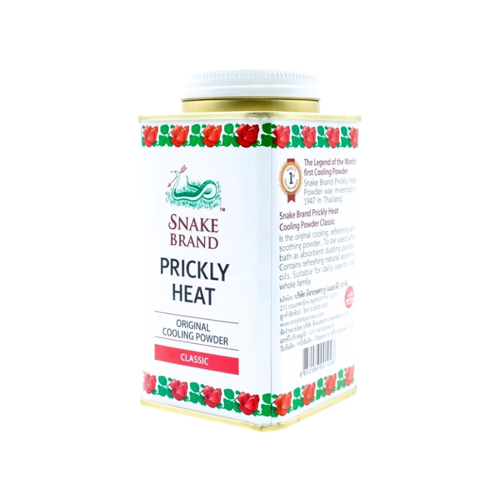 Snake Brand Prickly Heat Cooling Powder 140g (BD)