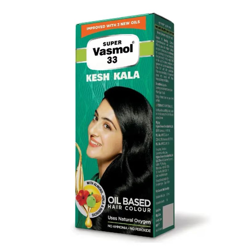 Vasmol natural black hair color for grey coverage