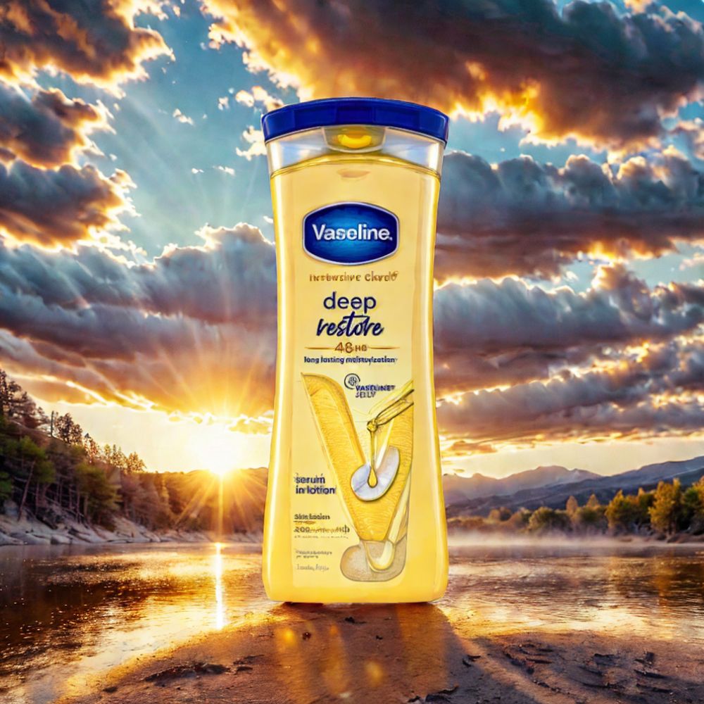 Vaseline Deep Restore Intensive Care Body Lotion bottle