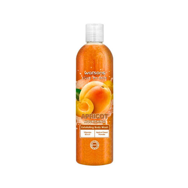 Watsons Apricot Nourishing Exfoliating Body Wash 410ml