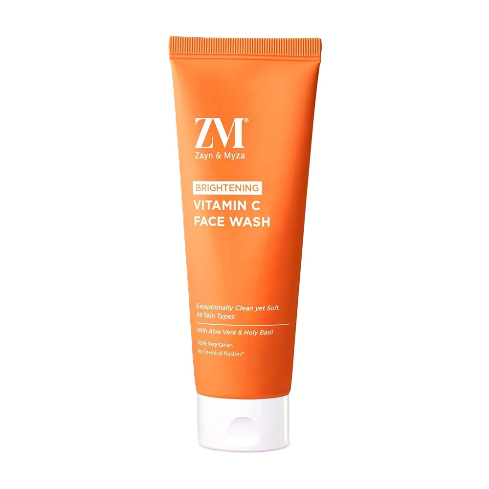 Zayn & Myza Brightening Vitamin C Face Wash – Orange Tube for Radiant Skin