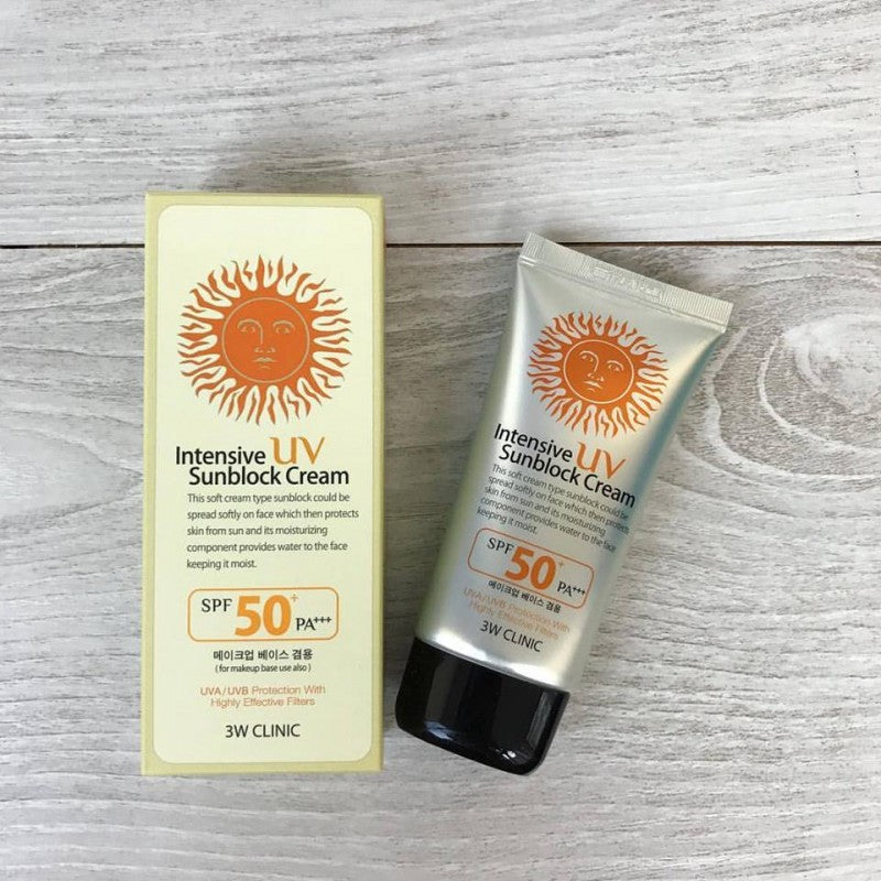 3W Clinic Intensive UV Sunblock Cream 70ml BD