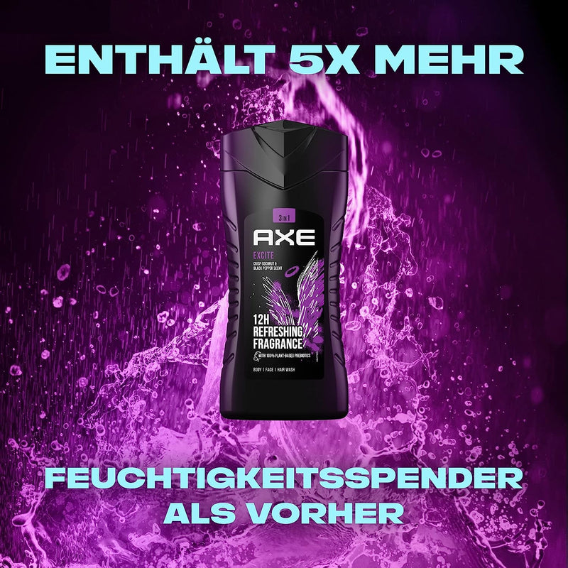 Axe Excite 3 In 1 Shower Gel