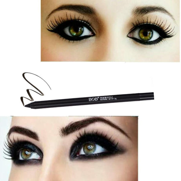 BOB Keen Black Pencil Gel Liner 3D Kajal Black BD