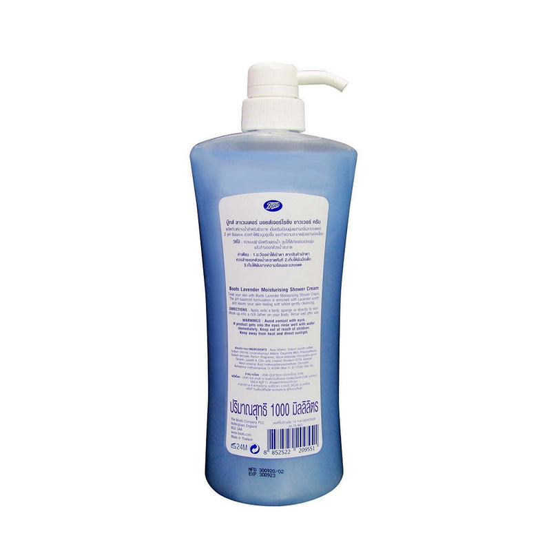 Boots Lavender Moisturising Shower Cream 1000ml