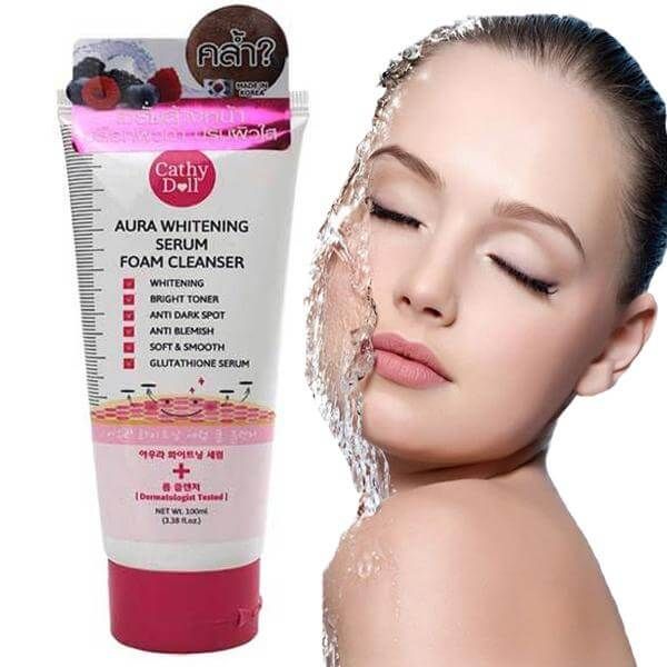 Cathy Doll Aura Whitening Serum Foam Cleanser 100ml BD