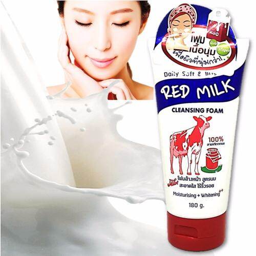 Civic Red Milk Moisturizing + Whitening Cleansing Foam 180g BD