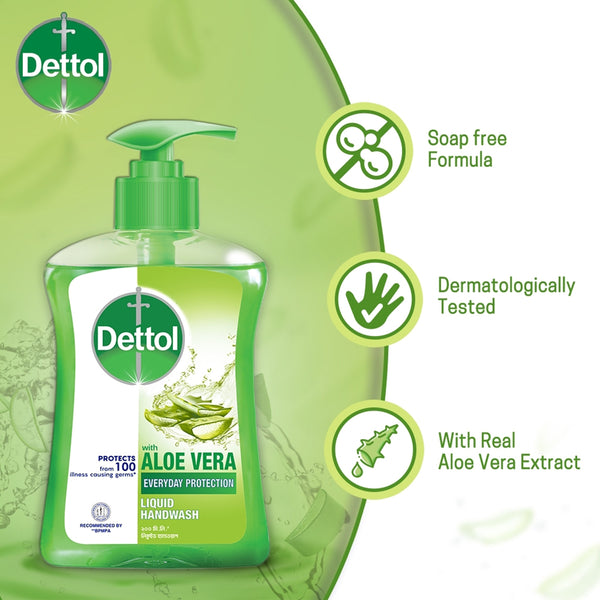 Dettol Aloe Vera Liquid HandWash 200ml BD