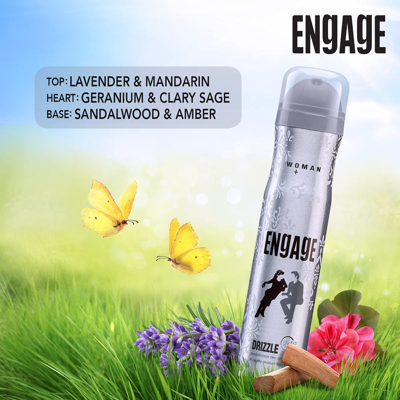 Engage Drizzle Bodylicious Deodorant Spray for Her 150ml BD