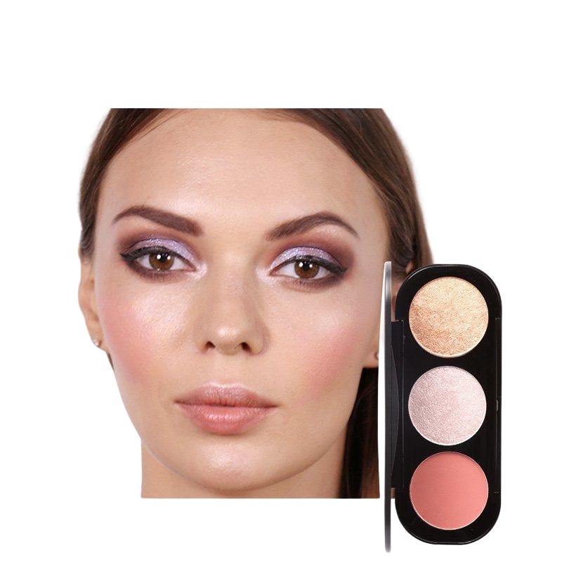 Focallure Blush & Highlighter Palette F26 03 Maple Leaf Pink BD