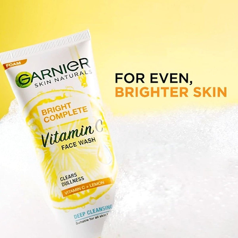 Garnier Bright Complete Brightening Face Wash 100g BD