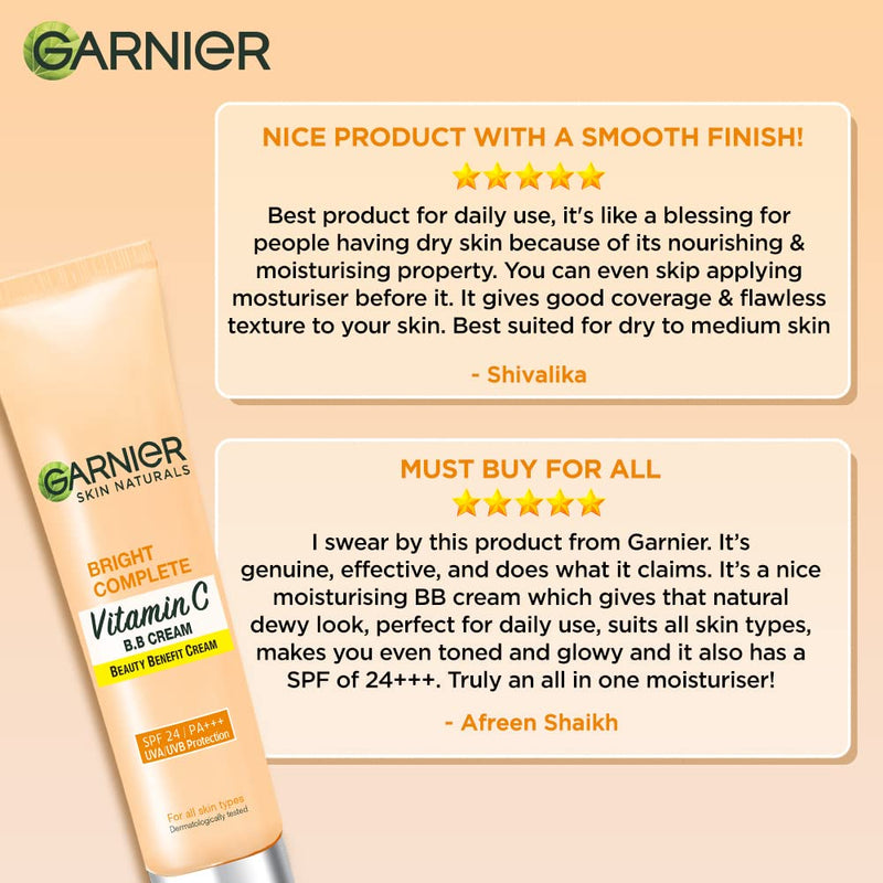 Garnier Bright Complete Vitamin C BB Cream 30ml