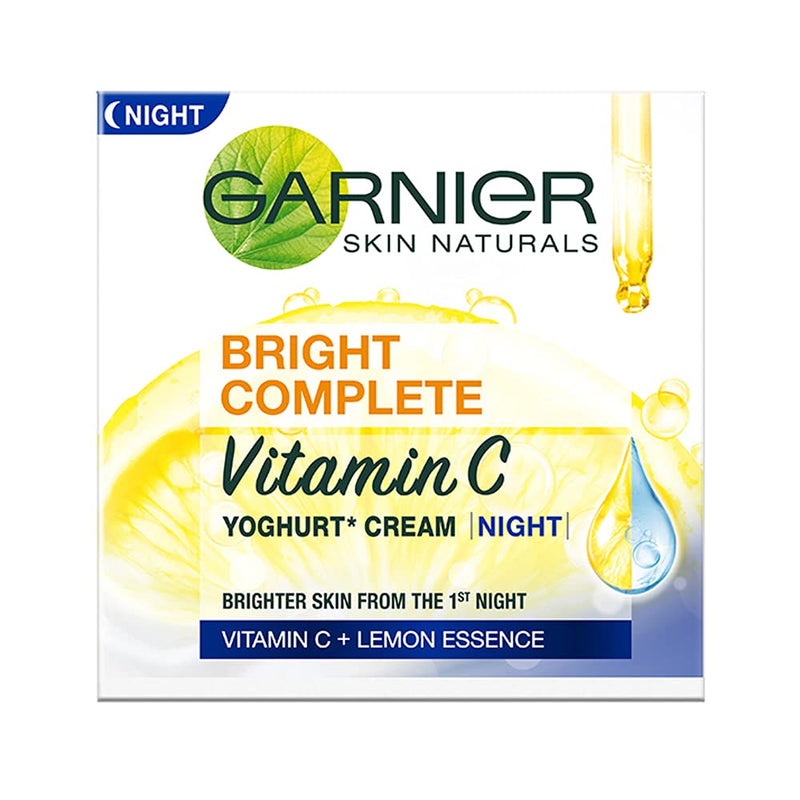 Garnier Bright Complete Vitamin C Yoghurt Night Cream 40ml BD