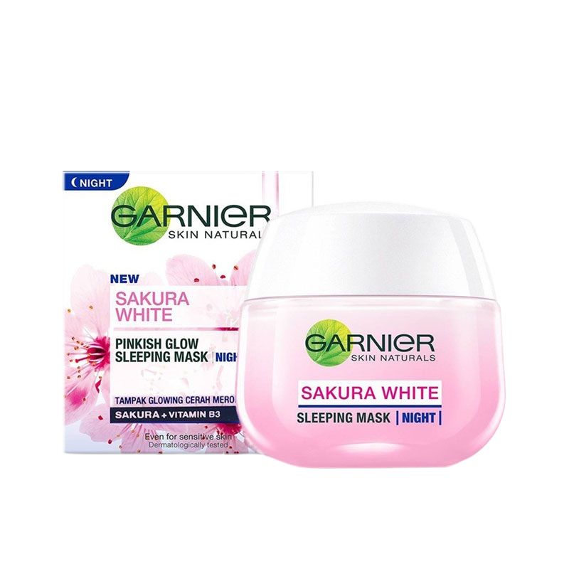 Garnier Sakura White Pinkish Glow Sleeping Mask 30ml BD