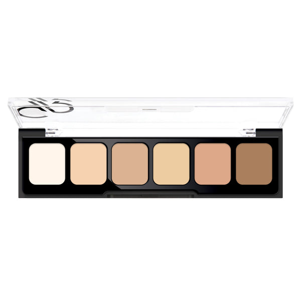 Golden Rose Correct&Conceal Concealer Cream Palette 01 01 Light To Medium BD