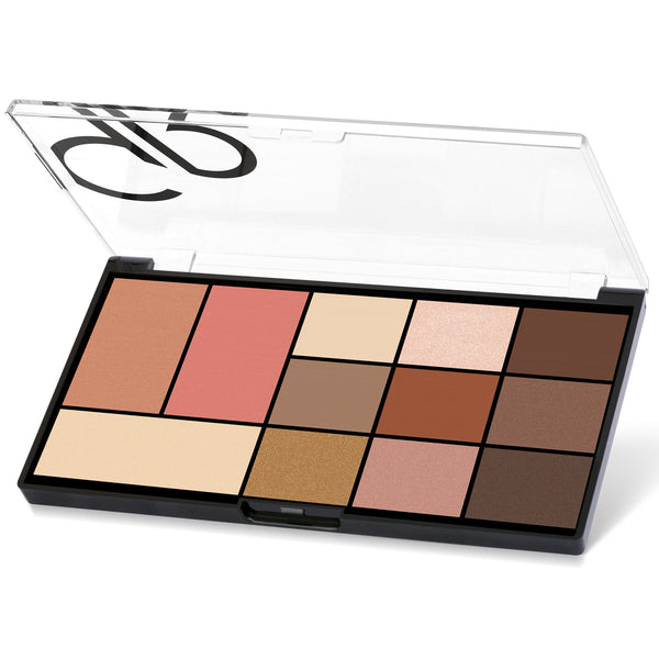 Golden Rose City Style Face & Eye Palette 01 Warm Nude  BD