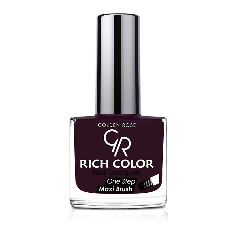 Golden Rose Rich Color Nail Lacquer 117 Deep Purple BD