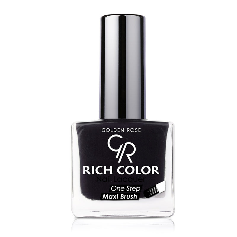 Golden Rose Rich Color Nail Lacquer 35 Black Russian BD